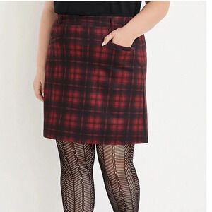 Maurice’s NWT Buffalo Plaid Skirt Sz 2X high waist